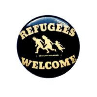 Buttons Refugees Welcome